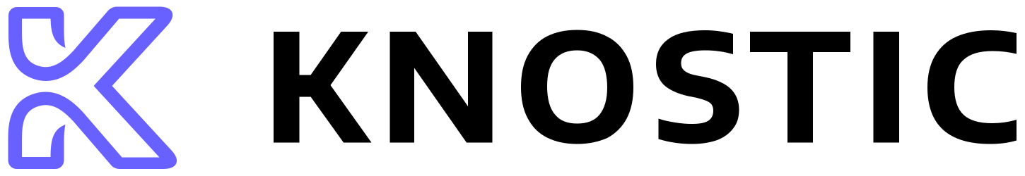 Knostic Logo Black